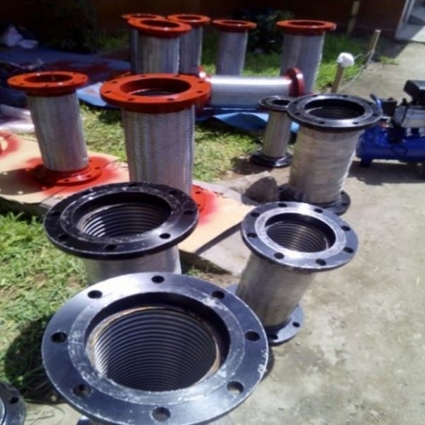 Flexible Corrugada de Inoxidable con Bridas Inoxidable