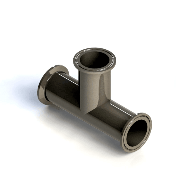 TEE AISI 304 SMS EXTREMOS CLAMP
